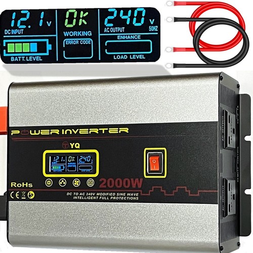 Power inverter 12v - yq, 240v