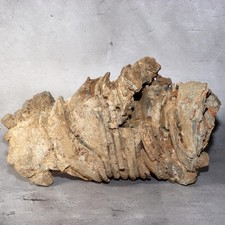 Japanese Antique Tokoname Kiln  Pottery Fragment Wabi Sabi Kiln Fused Clay Mass