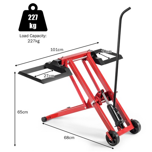 Lawn mower lift - mower, for