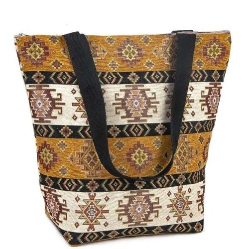 Kilim design tote - design, shoulders