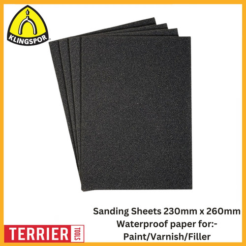Klingspor wet dry sandpaper - wet,