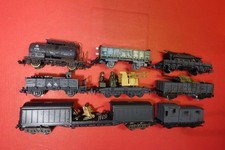 Minitrix, Fleischmann and others N Military Train 8 Pieces