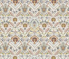 Designers Guild/William Yeoward Fabric 'LUSTLEIGH' SPICE 3.5 METRES LINEN BLEND