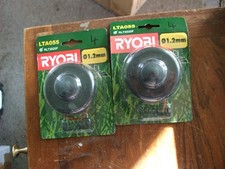 2 x New Genuine Ryobi  Strimmer Replacement Spool & Cap LTA055  RLT3025F