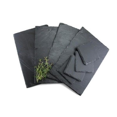 Slate placemat coaster - slate, set