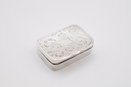 Vintage sterling silver snuff - silver,