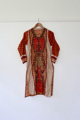 Traditional embroidered kameez - embroidered,