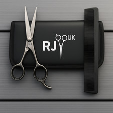 Professional Hair Cutting Scissors and Comb Set with Pouch for Salon Hairdresser