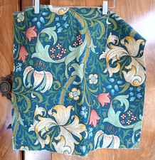 William Morris Golden Lily Sanderson Vintage Curtain Fabric Sample 56x 51 cm