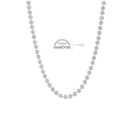 One angel tennis necklace - one,