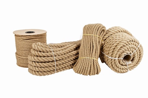 Jute rope hessian braided - rope,