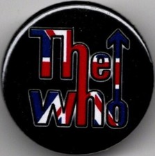 THE WHO Pin Button Badge 25mm