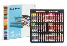 Liquidraw 52 Oil Pastels Set Soft Colouring Artists Drawing Sketching Painting