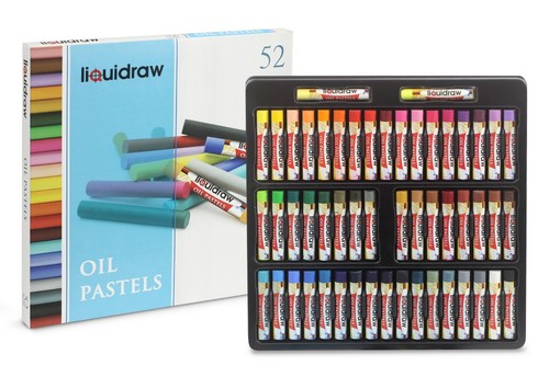Liquidraw oil pastels set - 52,