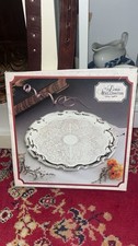 Lord Wellington Collection Silver Plated Serving Tray Round