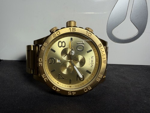 Nixon chrono all gold - chrono,