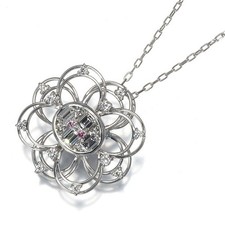 Auth Kdion Necklace Pink