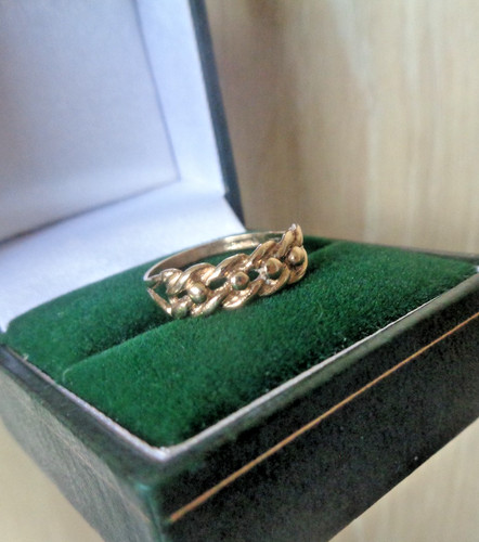 9ct gold keeper ring yellow - gold,