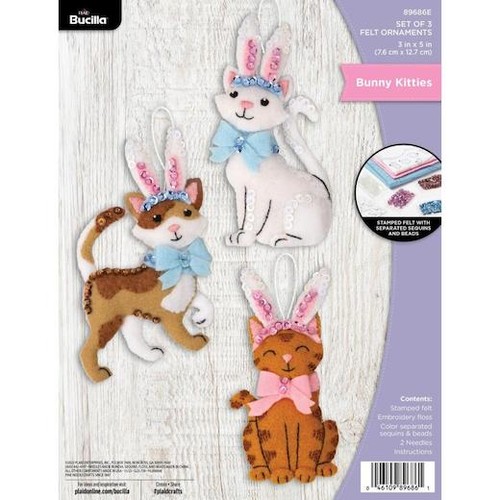 Bucilla felt ornaments - felt,