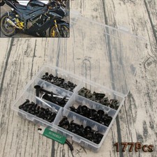 Black Fairing Bolts Screws