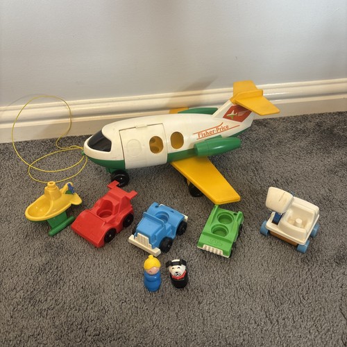 Vintage fisher price aeroplane - vintage,