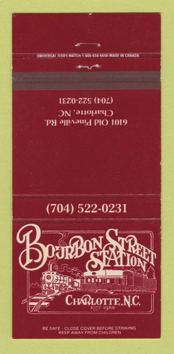 Matchbook cover bourbon - matchbook,