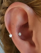 16G Tragus Daith Horseshoe Bar