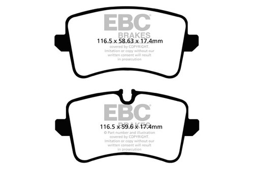 Ebc yellowstuff rear - yellowstuff,