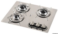 Stainless Steel 3 Ring Gas Hob