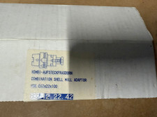 The Zurn HSK63 x  100 x22 combination shell mill holder 63.12.22.45 + drive key 