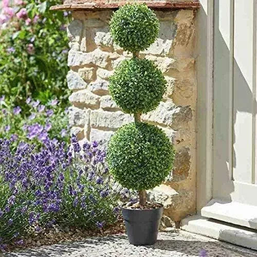 80cm triple topiary tree - 80cm,