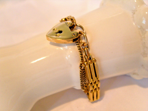 Bracelet 15ct rose rolled gold - rolled,