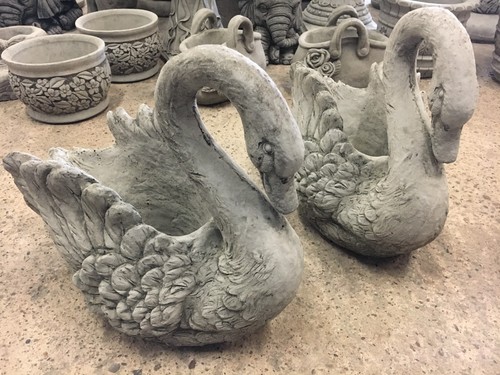Swan planter pot - swan, pot,