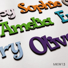 Personalised wooden script