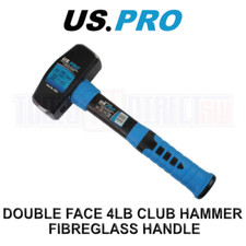 US PRO Tools 1.8kg 4lb Lump Sledge Club Hammer With Fibreglass Handle 4501