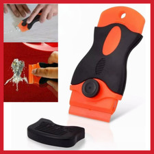 Scraper Tool Plastic – Residue, Paint, Sticker & Dirt Remover for Glass/Windows