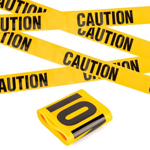 Hazard tape black and yellow - black,