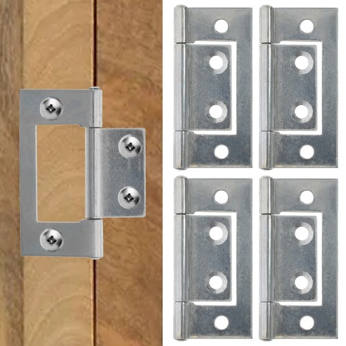Flush hinges 4pk small 40mm - flush,