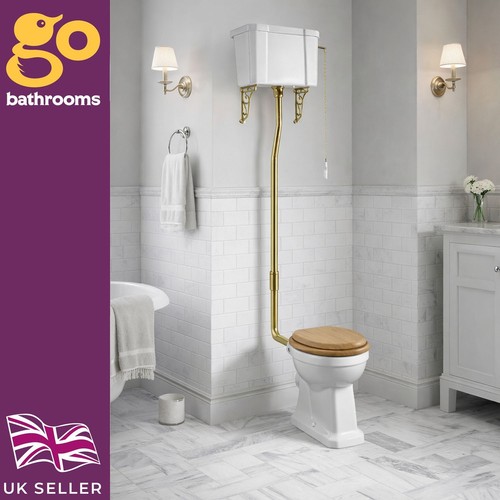 High level toilet with - high, pull