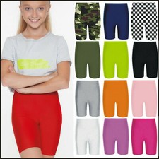 Girls Kids Plain Stretchy
