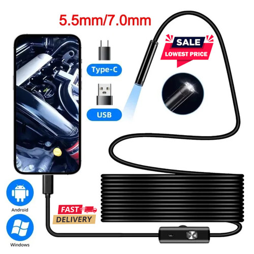 Waterproof endoscope snake cam - waterproof,