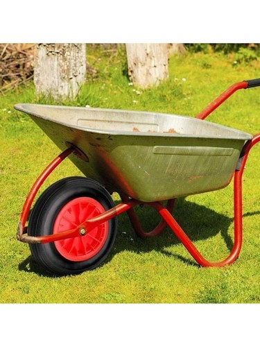 Solid wheelbarrow wheel - pu,