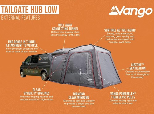 Vango tailgate hub - low, awning