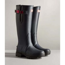Hunter Ladies Balmoral Adjustable Neoprene Lined Wellington Boots