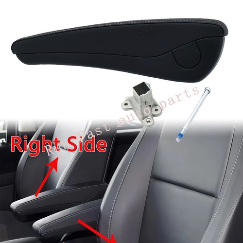 Black leather passenger side - black,