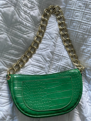 Womens zara green faux - faux, croc