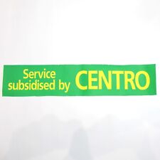 Centro Bus blind destination vintage printed West Midlands 