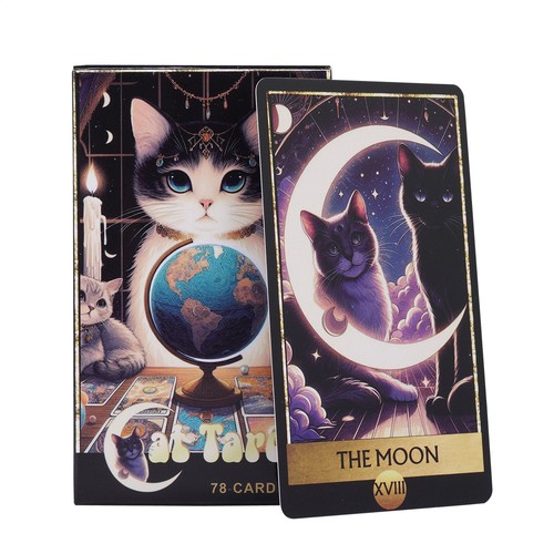 Cat tarot cards fortune - cat,