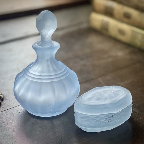 Bagley glass perfume bottle - glass,