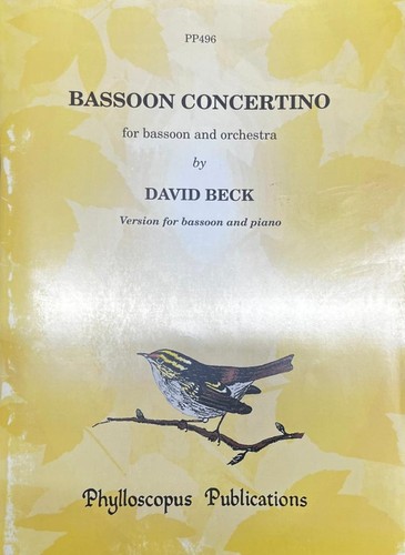 Bassoon concertino beck for - by,
